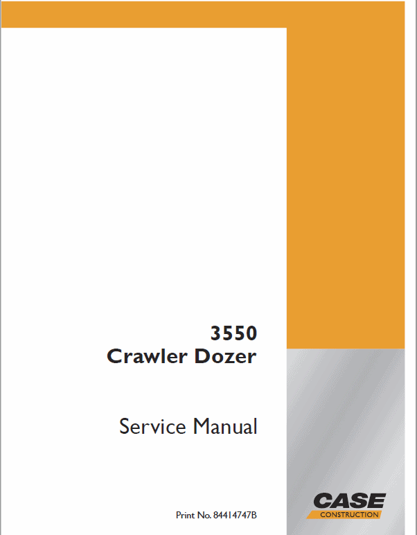 Case 3550 Crawler Dozer Service Manual Workshop Guide