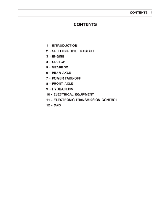 White 8310, 8410 Tractor Service Manual Workshop Guide