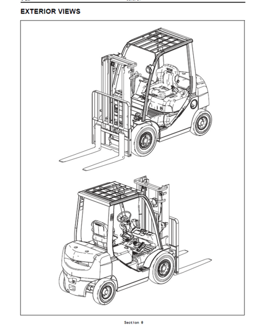 Toyota 8FGCU15, 8FGCU18, 8FGCU20, 8FGCU25, 8FGCU30, 8FGCU32, 8FGCSU20 Forklift Repair Manual Workshop Guide