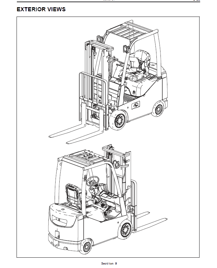 Toyota 8FDU15, 8FDU18, 8FDU20, 8FDU25, 8FDU30, 8FDU32 Forklift Repair Manual Workshop Guide