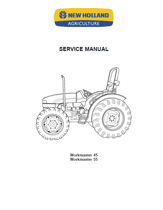 New Holland Workmaster 45 Tractor Service Manual Workshop Guide
