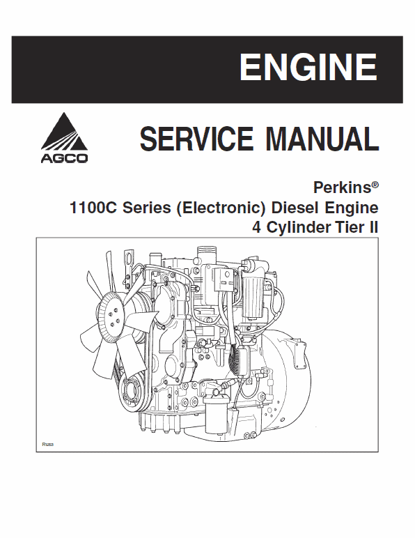 Perkins 1100C Series Diesel Engine Manual Workshop Guide