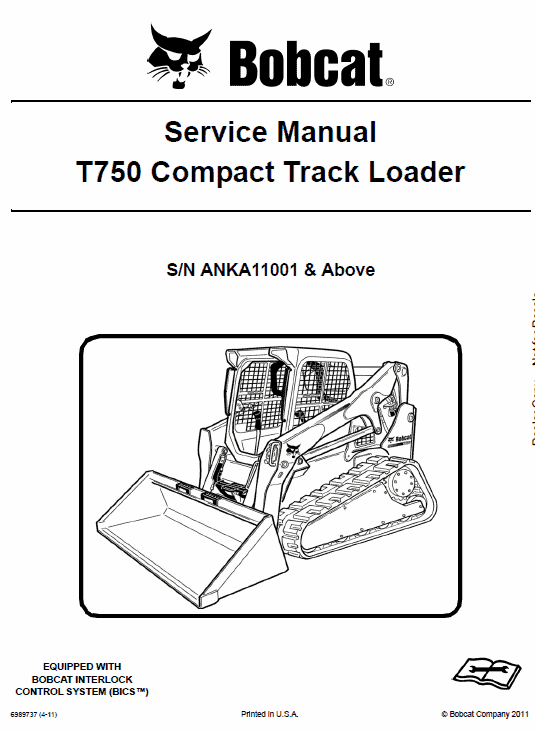Bobcat T750 Loader Service Manual Workshop Guide