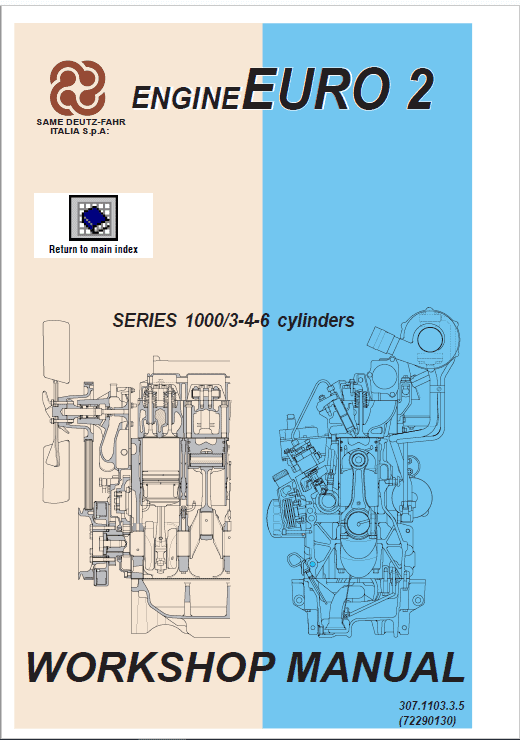 DEUTZ Engine Euro 2 Series 1000 Workshop Service Manual Workshop Guide