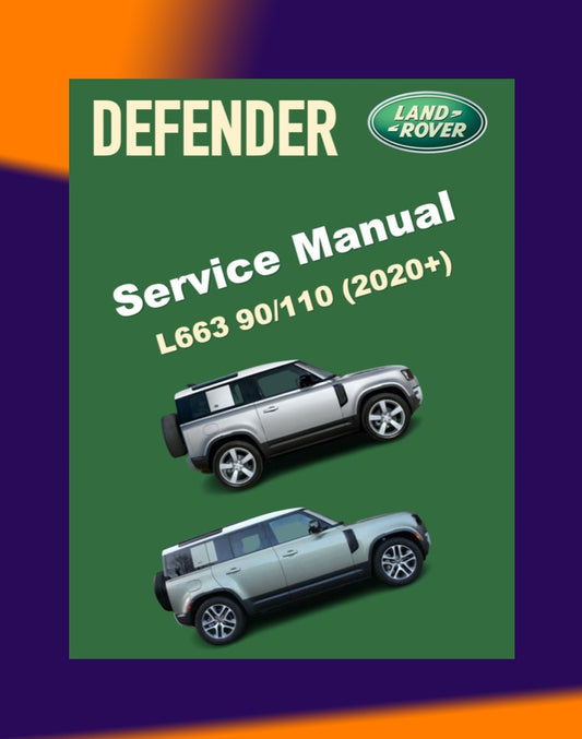 LAND ROVER DEFENDER L663 90/110 2020+ Full Manual Set – Repair & Maintenance Manual
