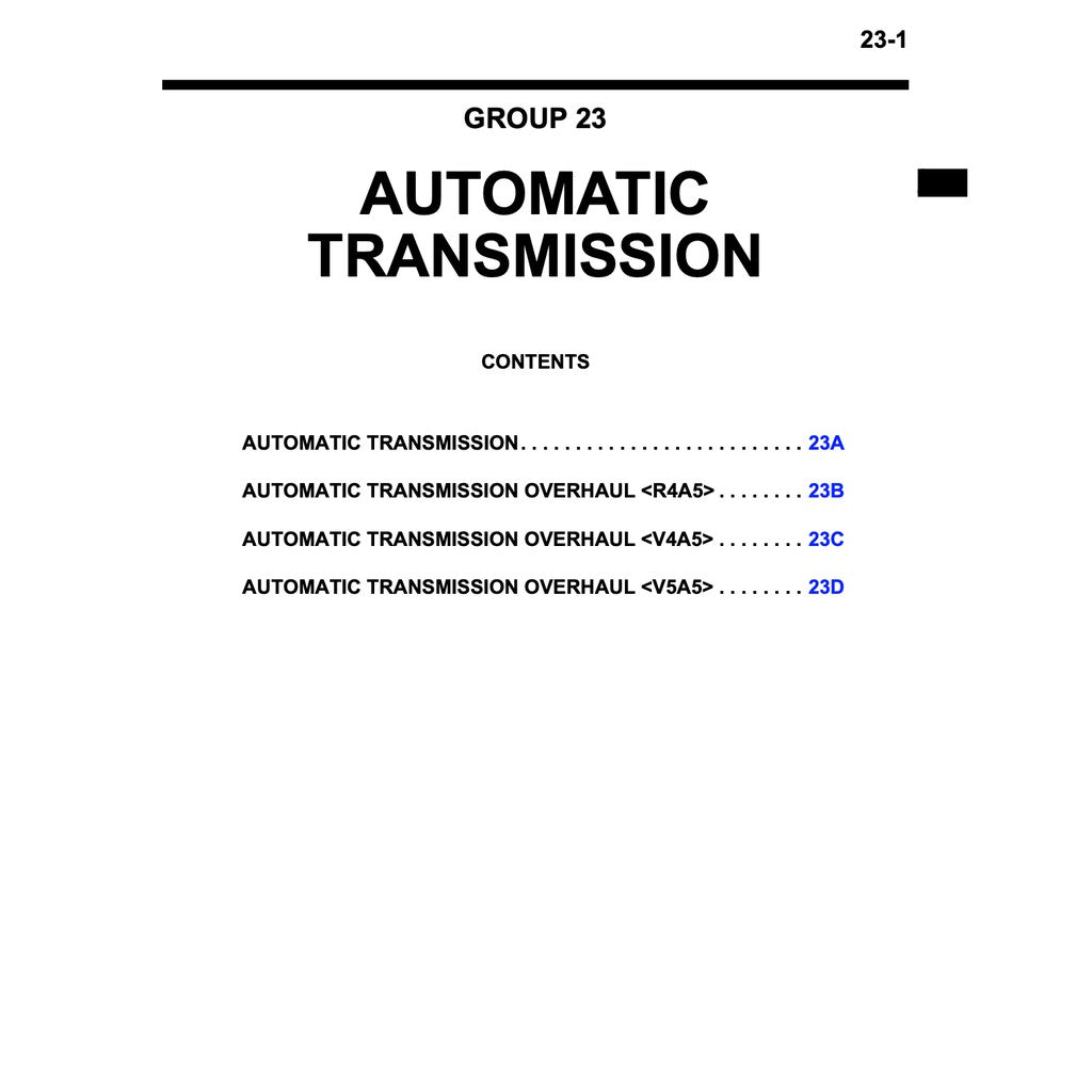 TRITON MITSUBISHI TRITON L200 KA/KB 2006-2015 Full Manual Set – Repair & Maintenance Manual