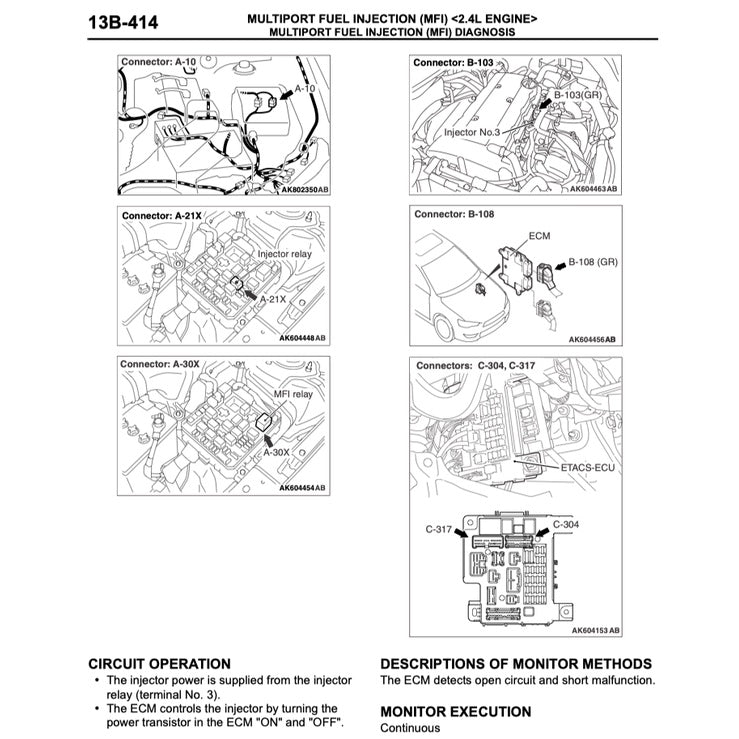 MITSUBISHI LANCER SPORTBACK 2010-2012 Full Manual Set – Repair & Maintenance Manual