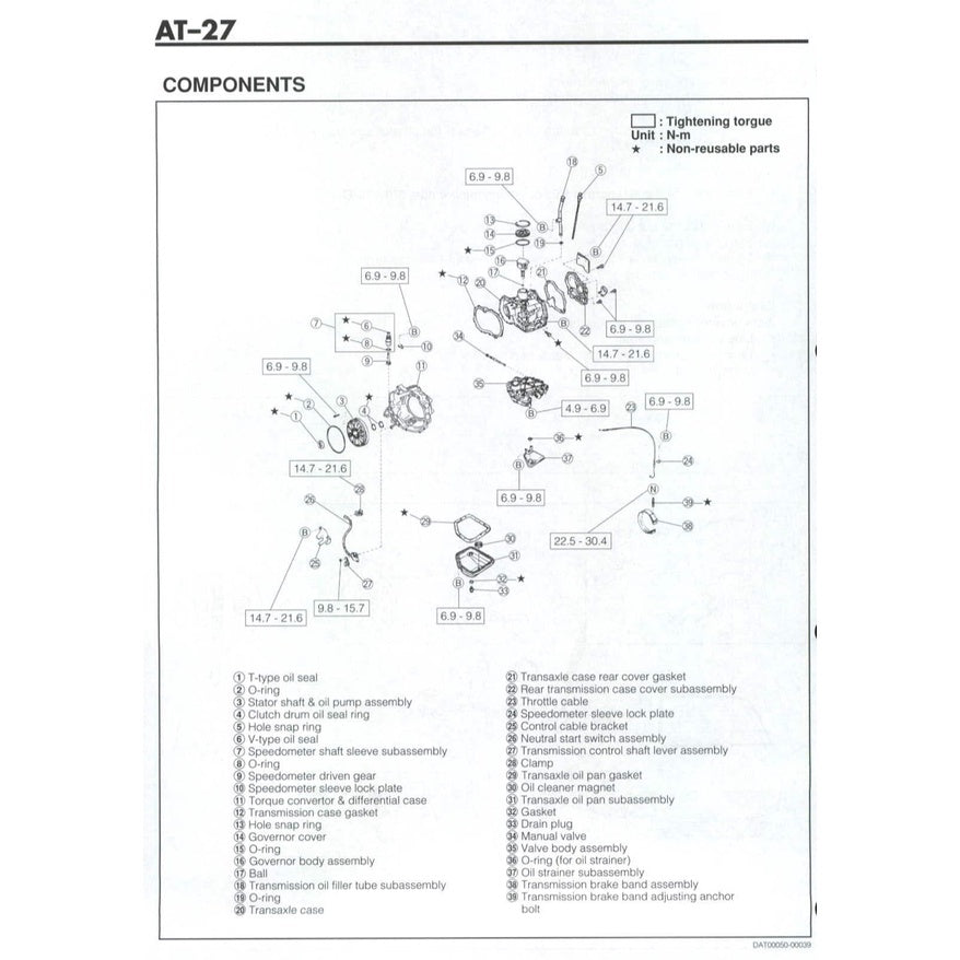 PERODUA KANCIL MK2 2002-2009 Full Manual Set – Repair & Maintenance Manual