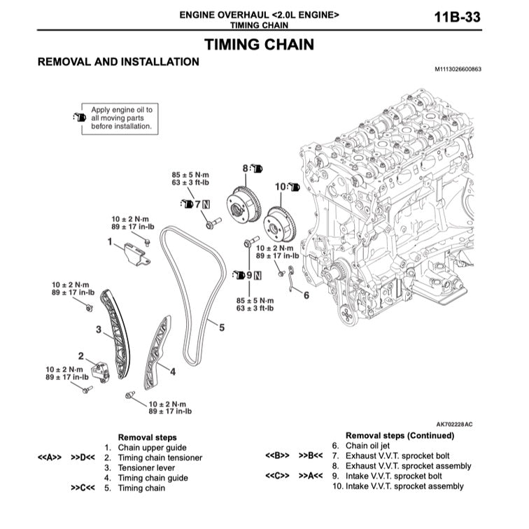 MITSUBISHI LANCER SPORTBACK 2010-2012 Full Manual Set – Repair & Maintenance Manual