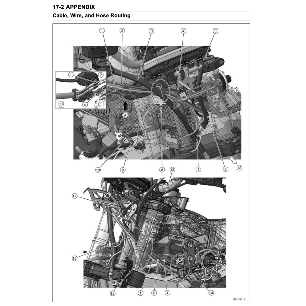 KAWASAKI Z1000 2010-2013 Full Manual Set – Repair & Maintenance Manual and User Handbook
