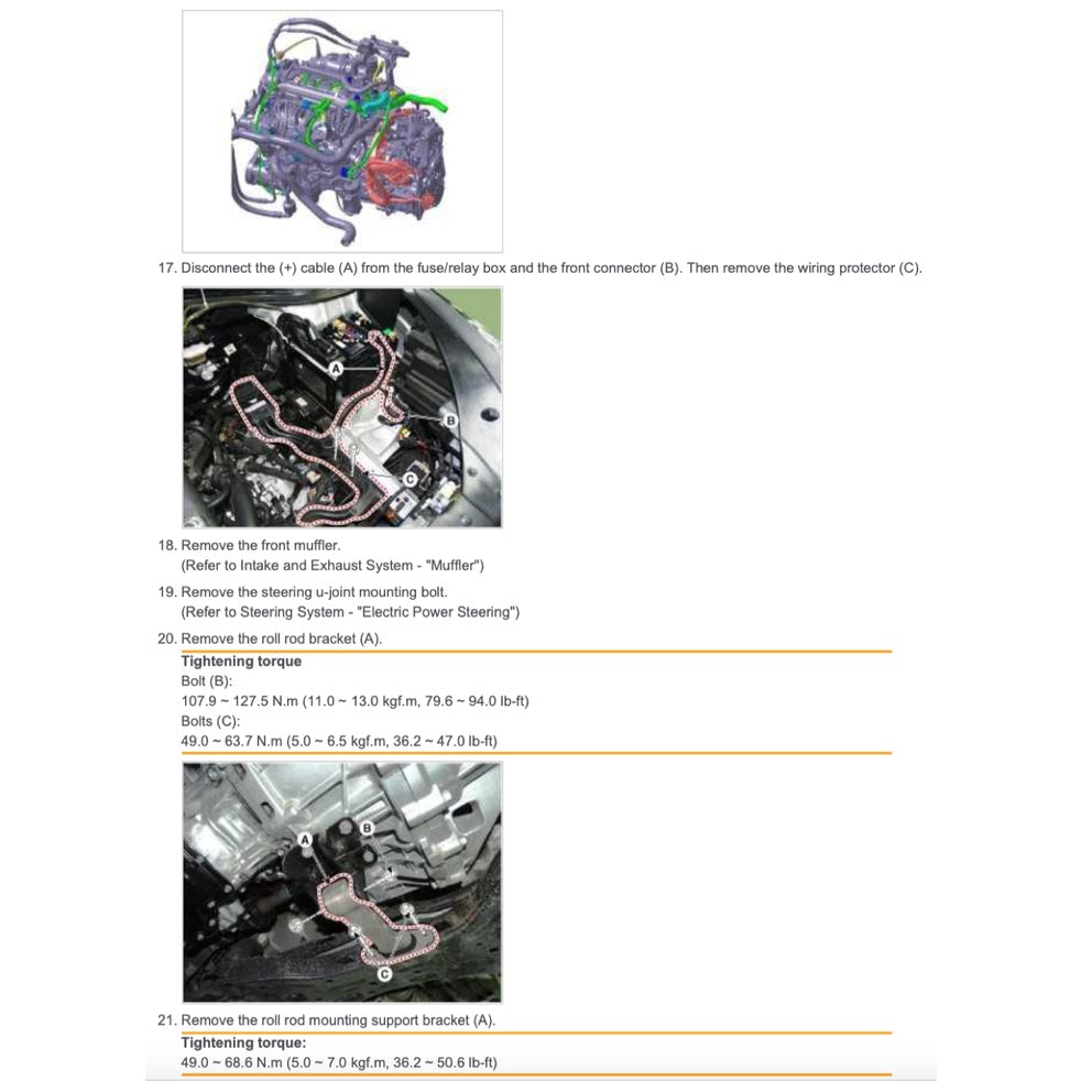 HYUNDAI TUCSON TL 2016-2021 Full Manual Set – Repair & Maintenance Manual