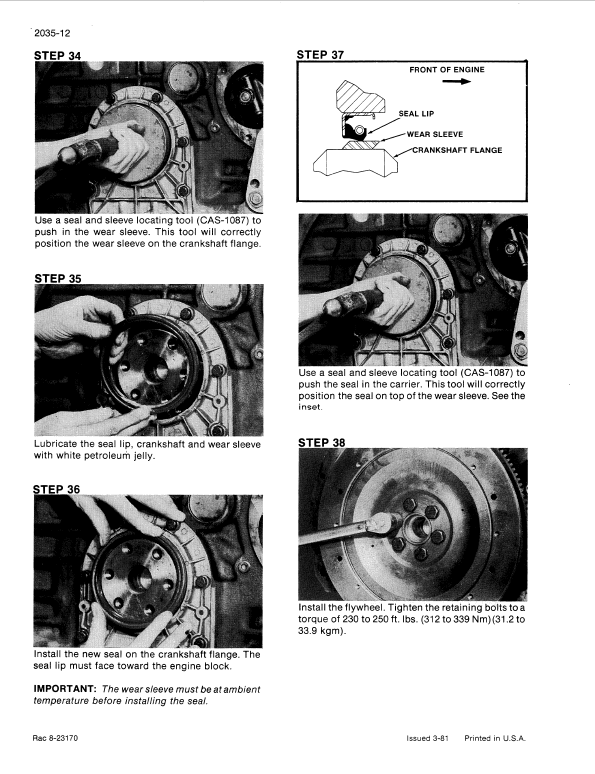 Case 780B Loader Backhoe Service Manual Workshop Guide
