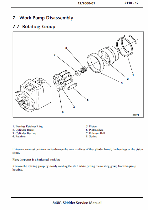 John Deere 848G Skidder Repair Technical Manual (TM1898) Workshop Guide