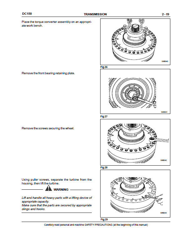 New Holland DC150 Crawler Dozer Service Manual Workshop Guide