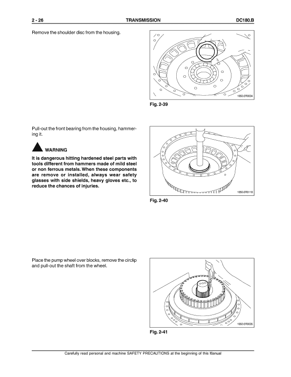 New Holland DC180.B Crawler Dozer Service Manual Workshop Guide
