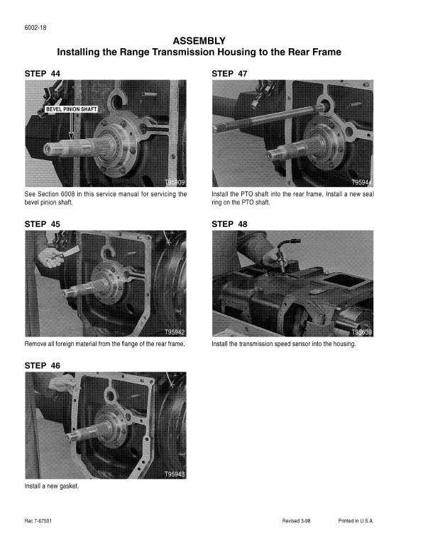 Case 8910, 8920, 8930, 8940, 8950 Tractor Service Manual Workshop Guide
