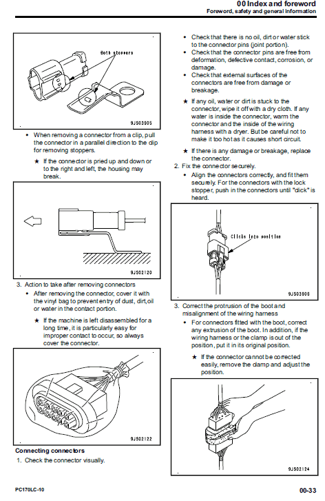 Komatsu PC170LC-10 Excavator Service Manual Workshop Guide