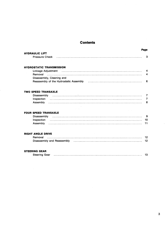 Ford 100, 120, 125, 145, 165, 195 Lawn Tractor Service Manual Workshop Guide