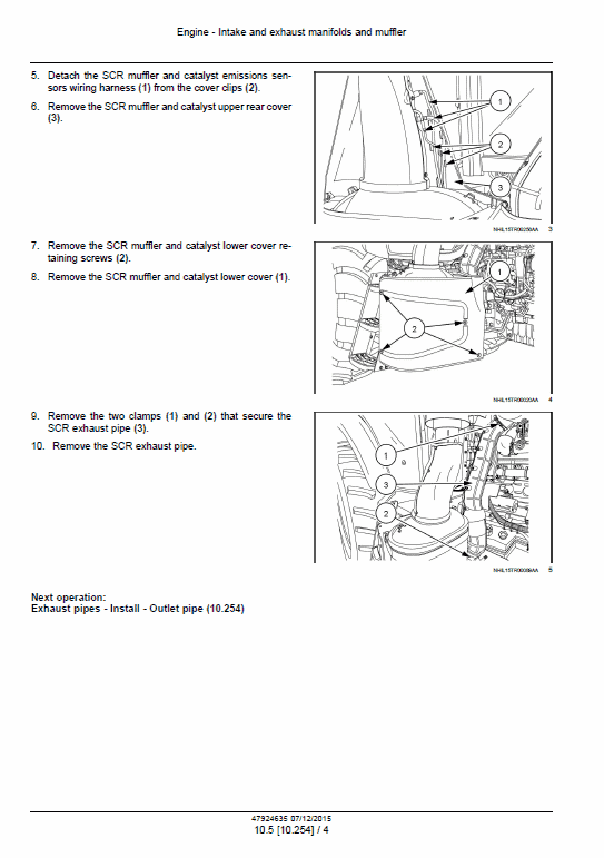 New Holland TS6.110 HC, TS6.120 HC Tractor Service Manual Workshop Guide