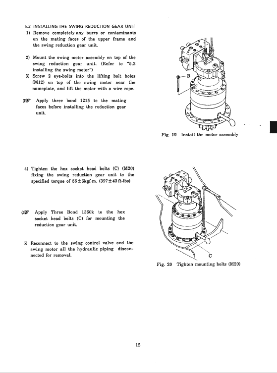 Kobelco MD240C Excavator Service Manual Workshop Guide