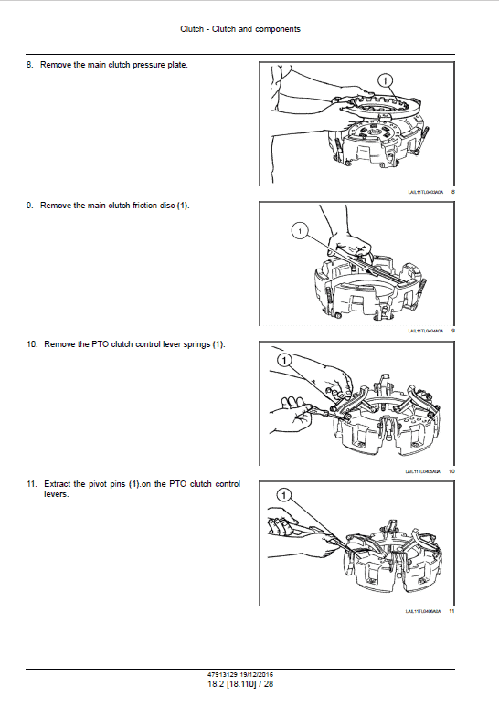 New Holland TD4.70F, TD4.80F, TD4.90F Tractor Service Manual Workshop Guide