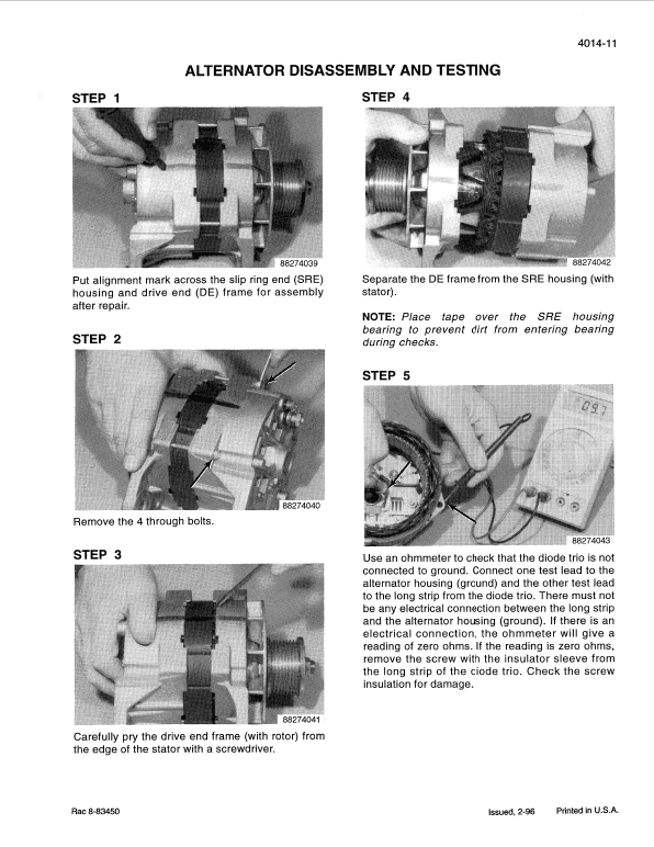 Case 9310, 9330 Tractor Service Manual Workshop Guide