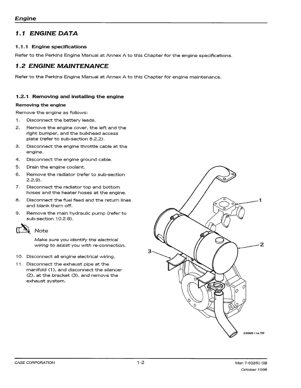 Case 21, 31, 35 Mini-Excavator Service Manual Workshop Guide