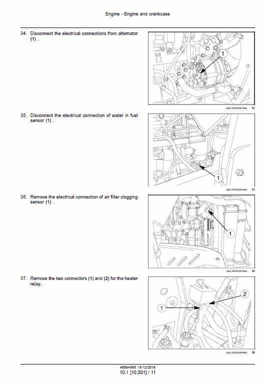 New Holland TD4020F, TD4030F,  TD4040F Tractor Service Manual Workshop Guide