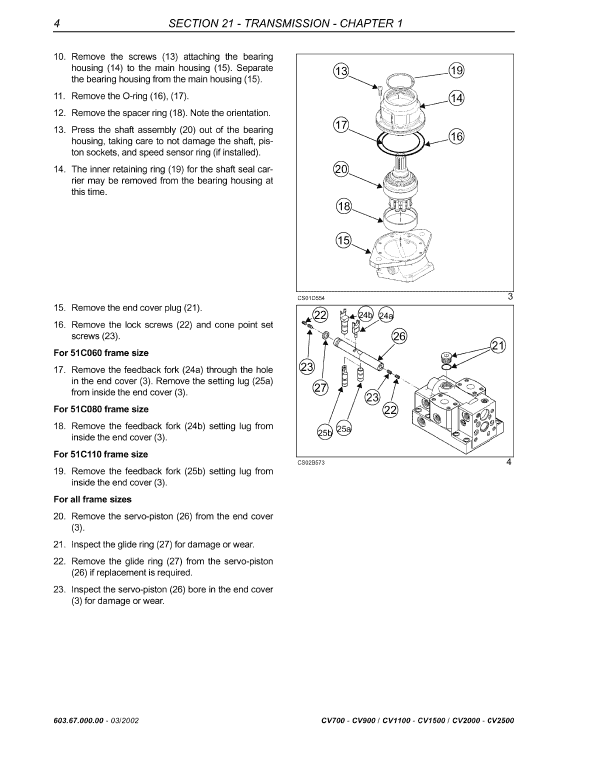 New Holland CV700, CV900, CV1100 Compactor Service Manual Workshop Guide