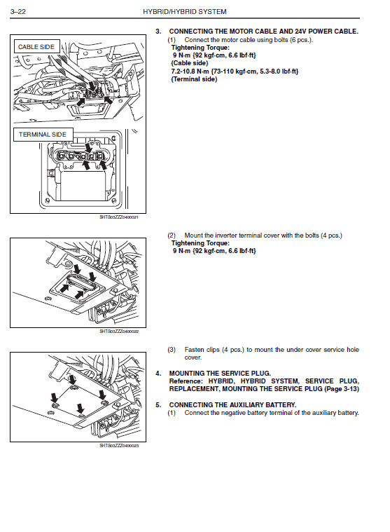 Hino Truck 2015 COE HEV Service Manual Workshop Guide