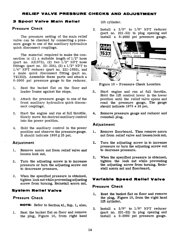 Case 1526, 1530, 1537 Uni-Loader SkidSteer Service Manual Workshop Guide