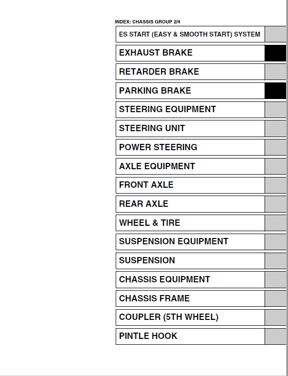 Hino Truck 2015 Conventional Service Manual Workshop Guide