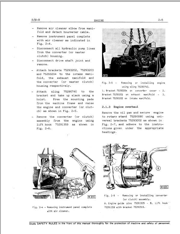 Fiatallis 8, 8-B Crawler Dozer Repair Service Manual