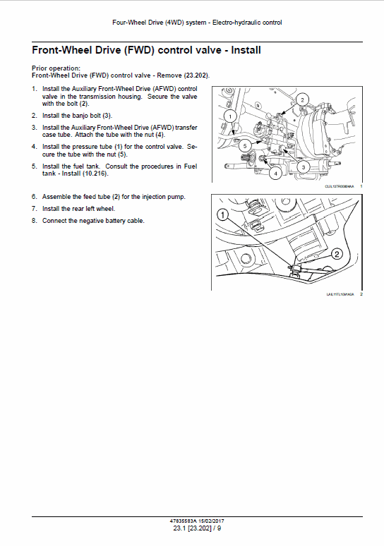 New Holland TL60E, TL75E, TL85E, TL95E Tractor Service Manual Workshop Guide