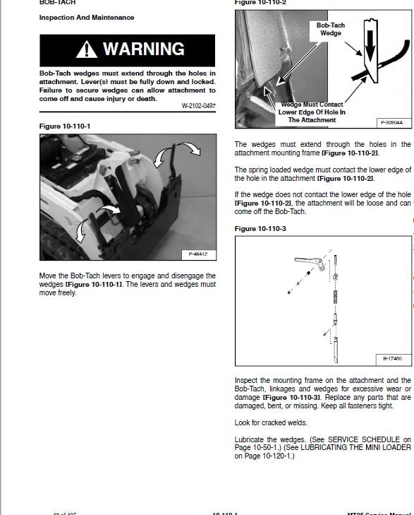 Bobcat MT85 Mini Track Loader Service Repair Manual