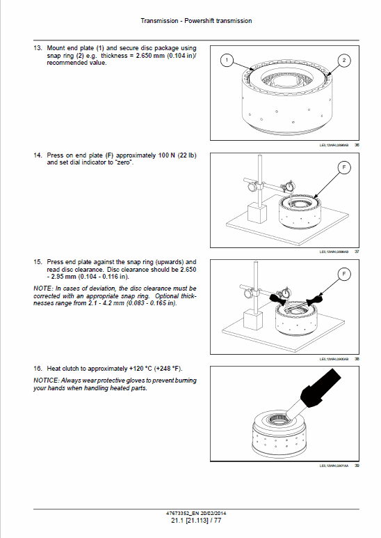 Case 821F, 921F Wheel Loader Service Manual Workshop Guide