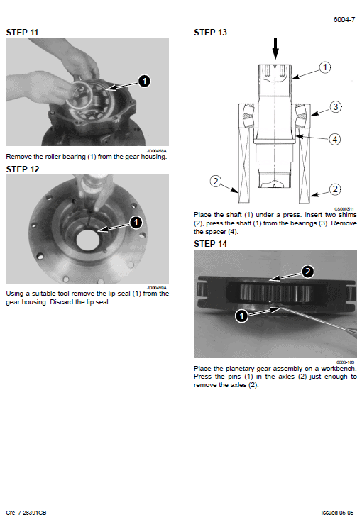 Case CX210, CX230 and CX240 Excavator Service Manual Workshop Guide