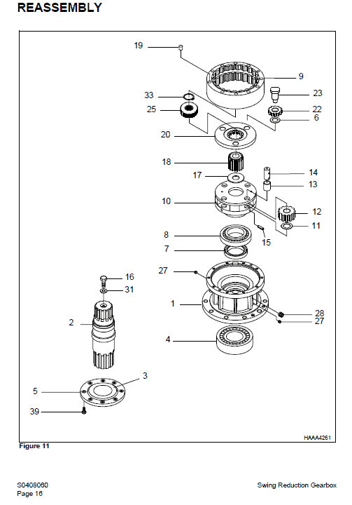 Daewoo Solar S450LC-V Excavator Service Manual Workshop Guide