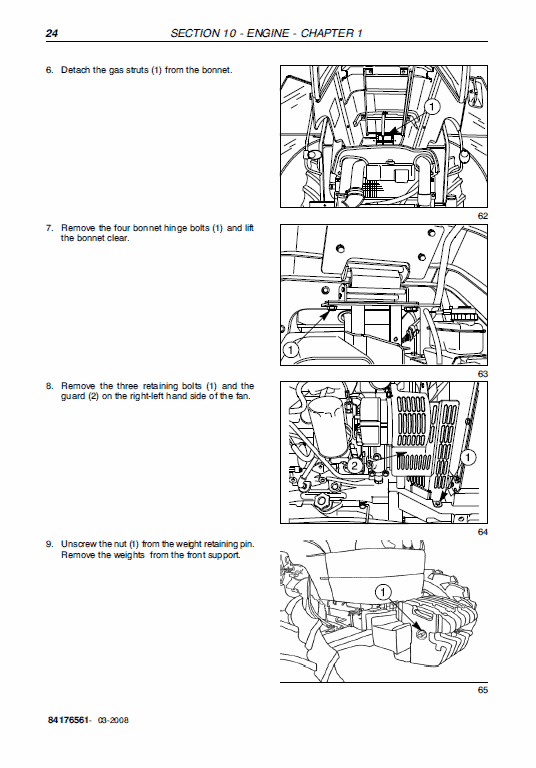 New Holland TD5010, TD5020 Tractor Service Manual Workshop Guide
