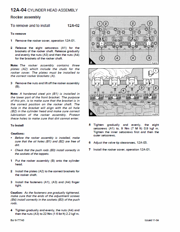 Perkins 700 Series Engine Service Manual Workshop Guide