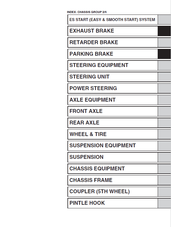 Hino Truck 2017 Conventional Service Manual Workshop Guide