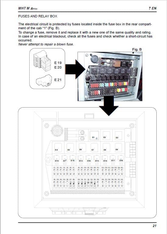 Manitou MHT 10120 L, MHT 10160 L Telehandler Repair Manual