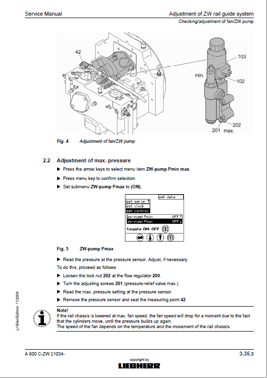 Liebherr A900C ZW Litronic Excavator Service Manual