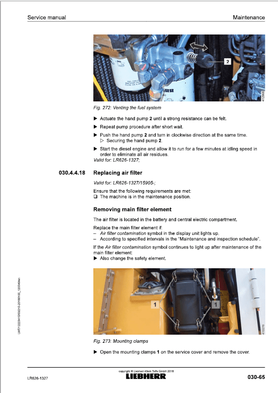 Liebherr LR 626 Crawler Dozer Service Repair Service Manual