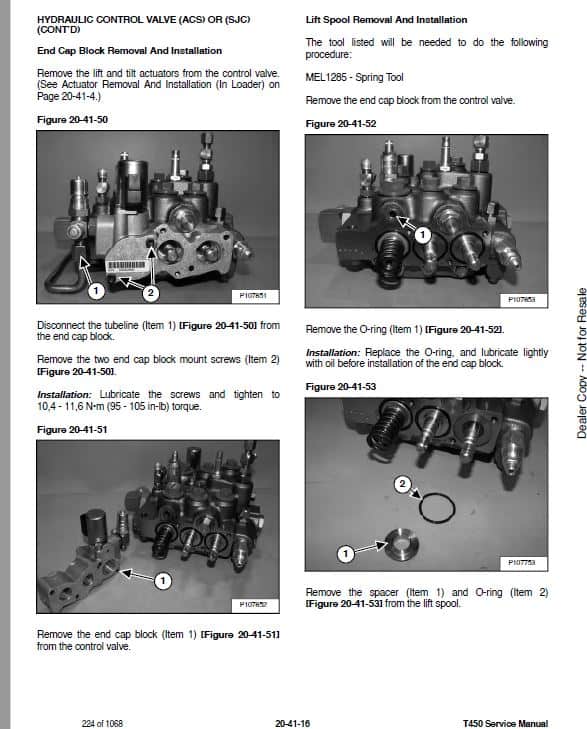 Bobcat T450 Compact Track Loader Service Repair Manual