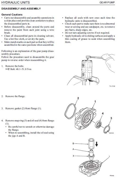 Takeuchi TB108 Compact Excavator Service Manual Workshop Guide