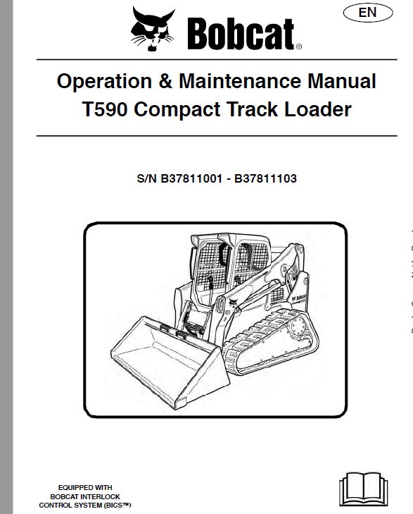 Bobcat T590 Compact Track Loader Service Repair Manual