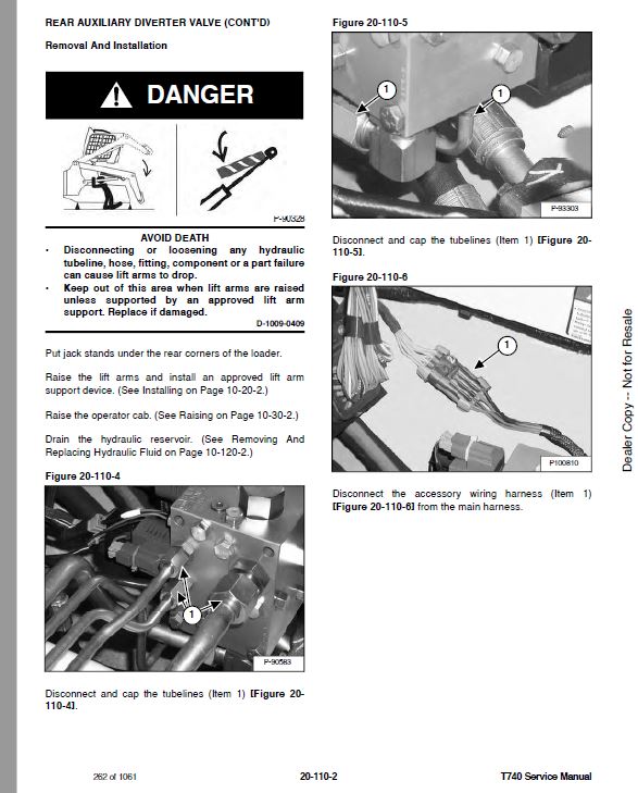 Bobcat T740 Compact Track Loader Service Repair Manual