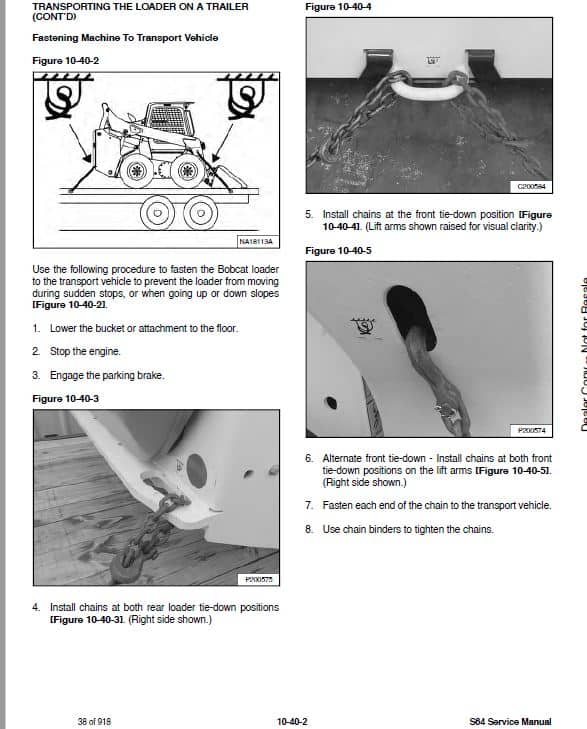 Bobcat S64 Skid-Steer Loader Service Repair Manual