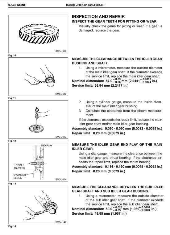 Hino Truck FA4J, FB4J Year 2004 Repair Manual (FA, FB) Workshop Guide
